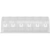 VEVOR Estufa Túnel Walk-in, 609,6 x 304,8 x 213,4 cm Estufa Portátil para Plantas com Arcos de Aço Galvanizado, 3 Vigas Superiores, 4 Hastes Diagonais