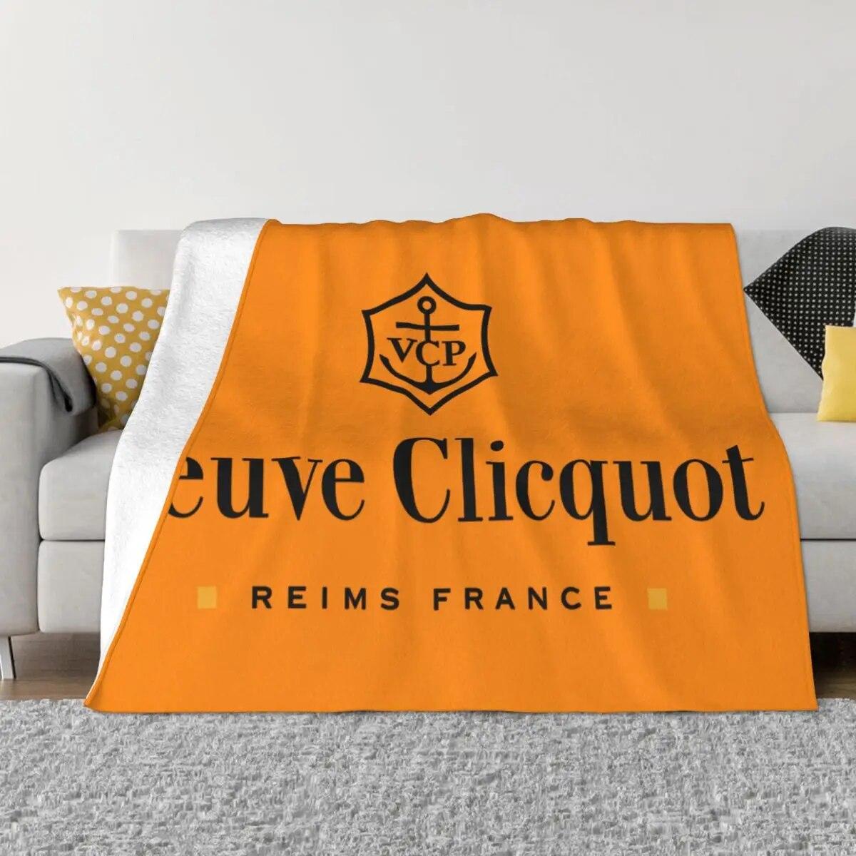 

Комфортное одеяло Veuve Clicquots с шампанским, аксессуары, декоративное одеяло для дивана, супермягкое флисовое одеяло для путешествий