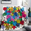 1PC Mr. Men Little Miss Patterned Flannel Blanket Suitable For All Seasons for Home Decor Warmth and Comfort Gifts Holiday Present