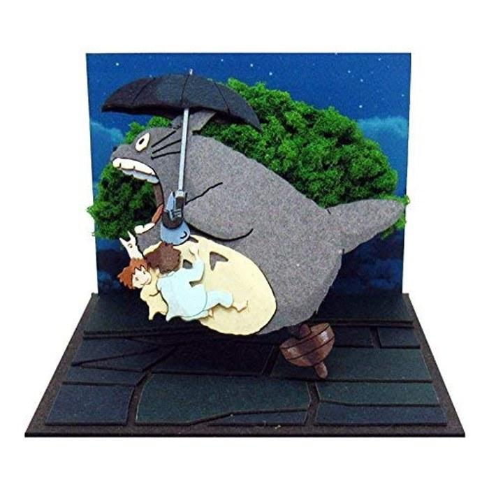 Sankei Studio Ghibli Mini My Neighbor Totoro Totoro and Sightseeing Flight Papercraft MP07-88 Multicolor Mini