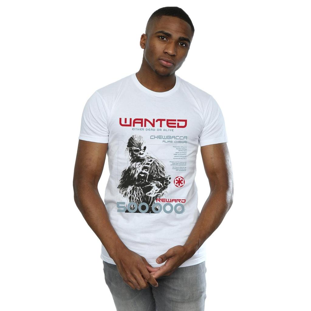 Star Wars Mens Han Solo Chewie Wanted T-Shirt