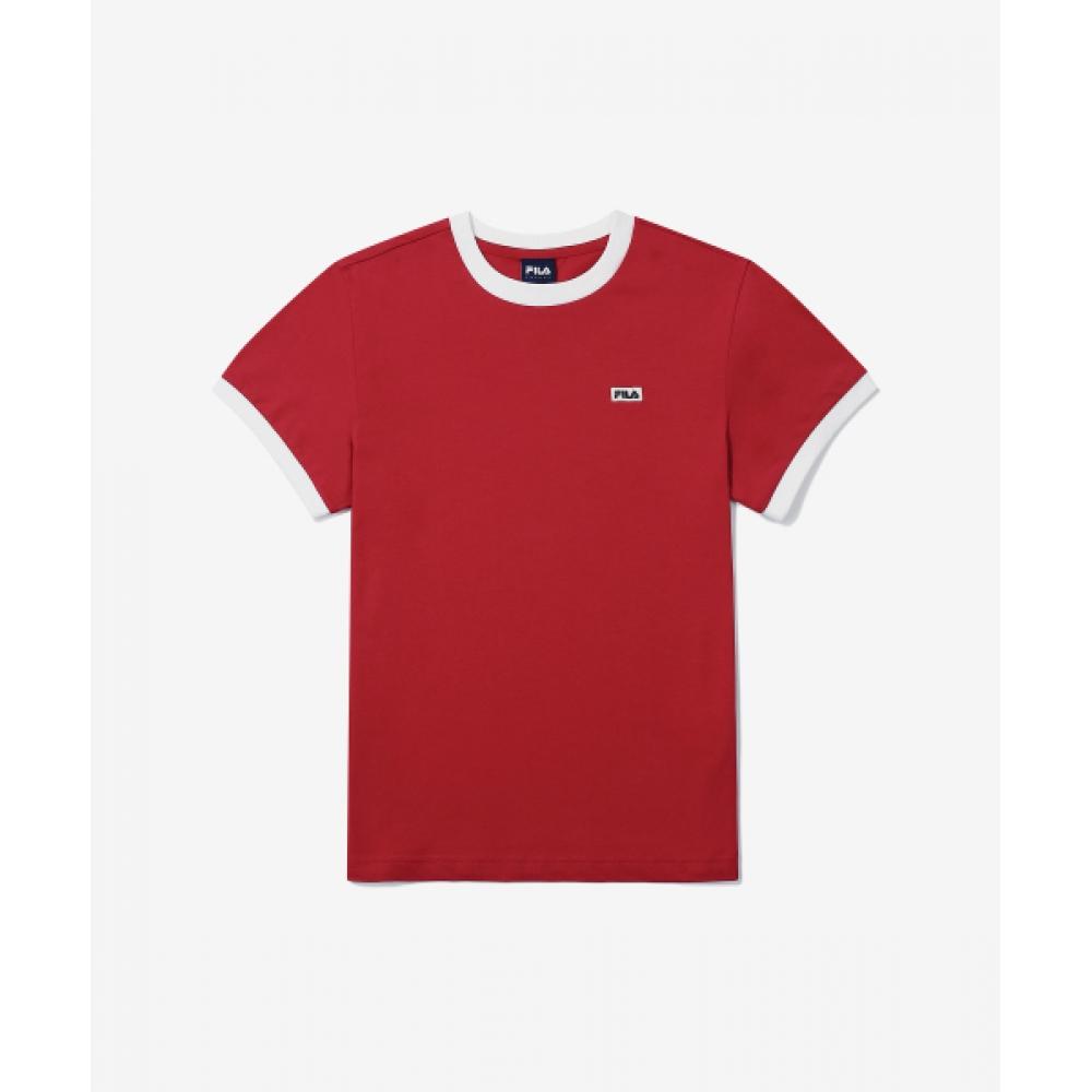 

FILA [НОВЫЙ ЦВЕТ] Футболка с короткими рукавами из хлопковой смеси FS2RSG2152FRED
