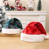 Christmas Hat Red Super Soft Bronzing Colorful Stars Adult Hat Christmas Holiday Party Dress Up