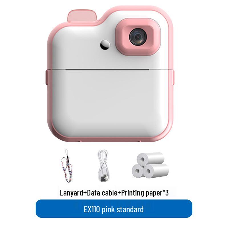 Q5 Barnas Dobbeltlinse Instant Print Kamera - Håndholdt Mini SLR Leketøy