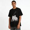 Sleepy Bear Print Casual T-Shirt Unisex Loose Breathable Top For Daily Home Wear And Outgoing Pure cotton T-shirt