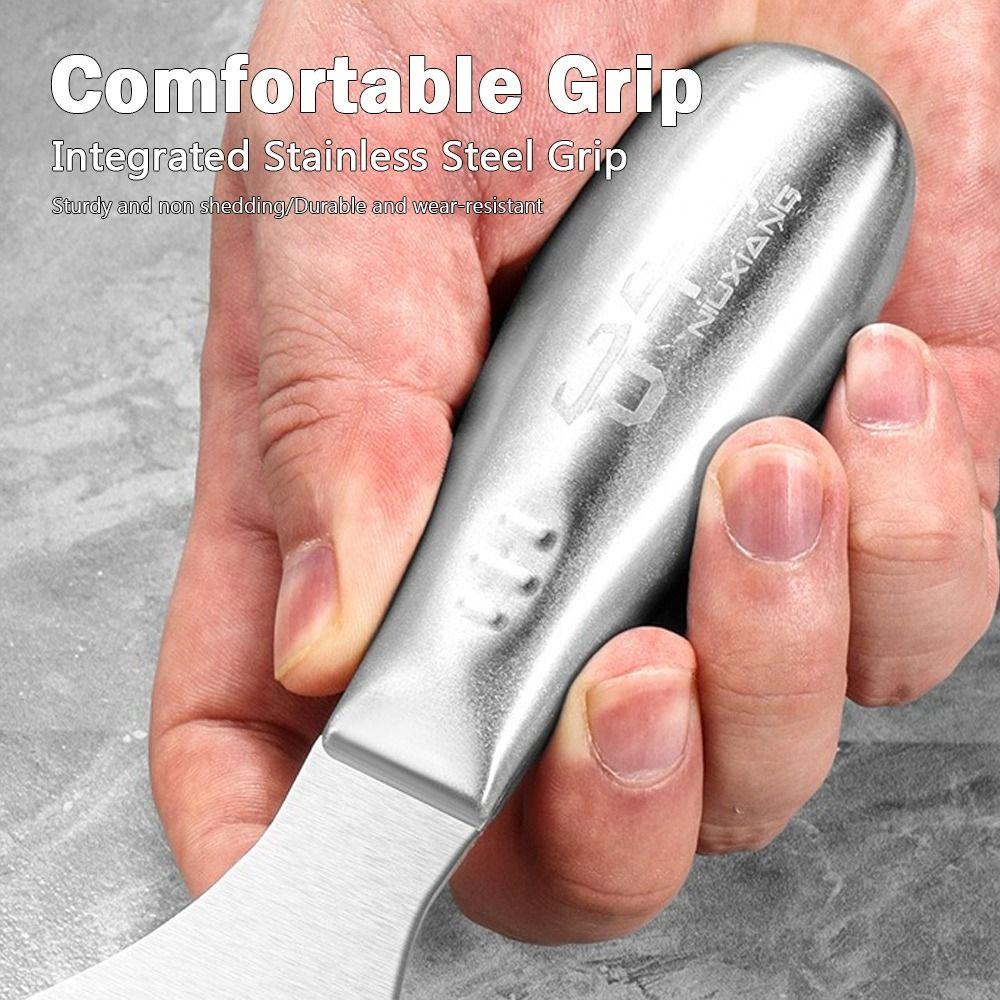 New Stainless Steel Putty Shovel Thickened Rustproof Paint Tool Durable Scraper Home Repair