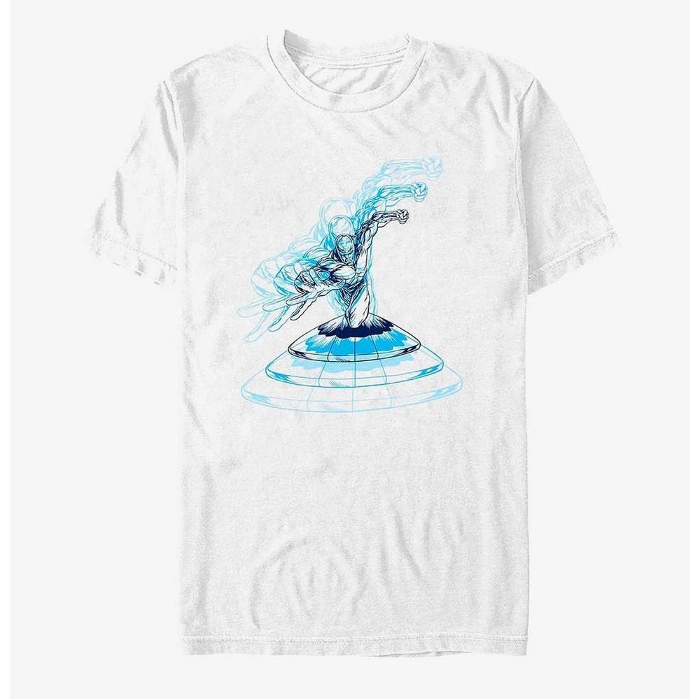

Marvel Silver Surfer Illusion T-Shirt Size S-5XL Unisex T-Shirt S
