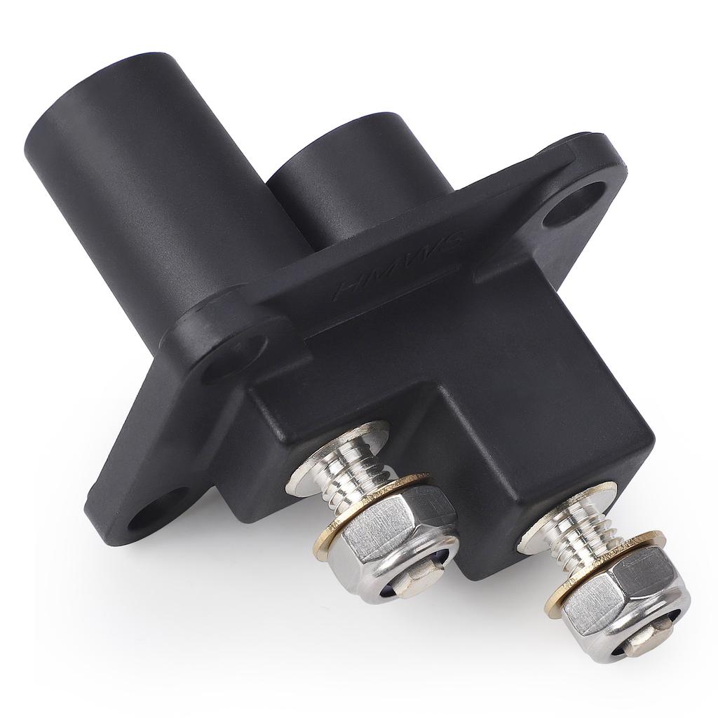 Remote Jump Start Terminal Plug Terminals ABS Plastic Black For Hella 8JB 177 305-001 For Rollers, Stackers, Mining Equipment
