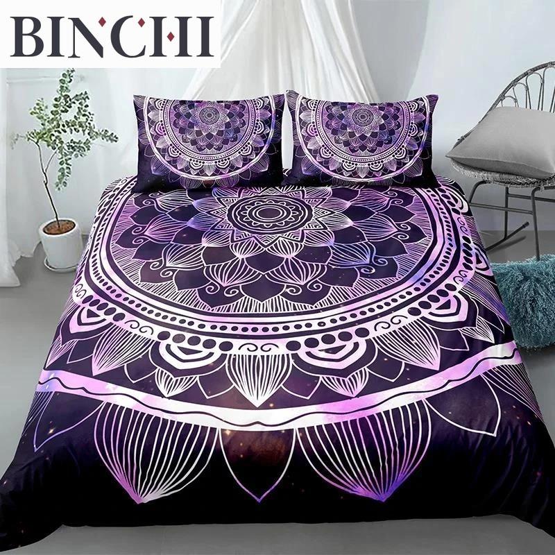 Mandala Bedding Collection Duvet Cover Bohemian Bedspreads Bed Collections Polyester King Queen Full Double Twin Quilt Cover