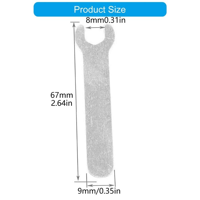 Ergonomic Design Single Open End Wrench for Efficient 3D Printer Maintenance with Quality Carbon Steel Build Spanner