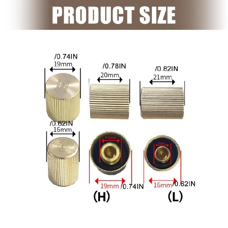 Vehicle Valves Cover Upgrades Kit Weatherproof Seal Direct Fit Universal Pipe Valves Caps for Multiple Car Brands