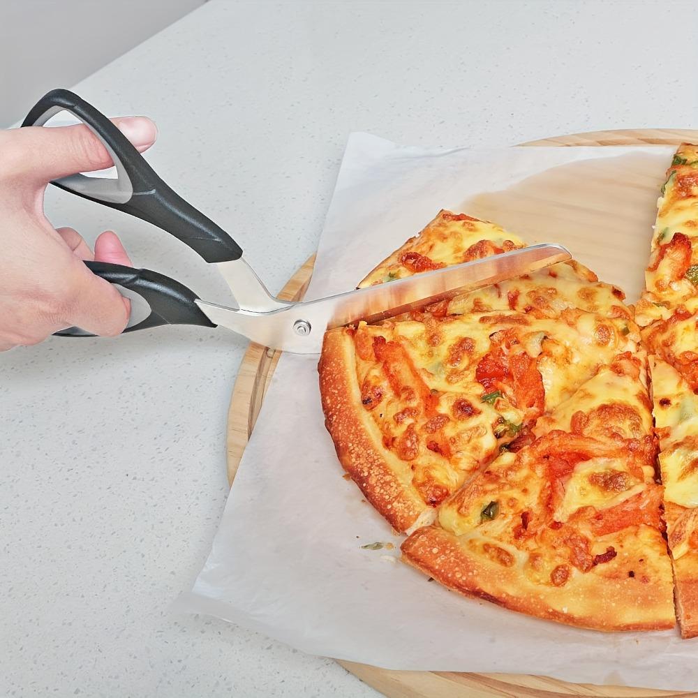 1 st Pizzasax, Pizzaskärare, Pizzadelare, Bekvämt Mjukt Handtag, Multifunktionell Köksax