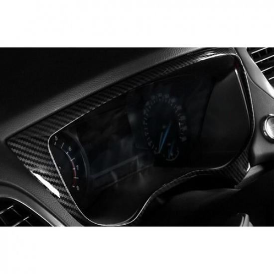 For 2013-2016 Ford Mondeo Fusion Carbon Fiber trument Panel Frame Cover Trim