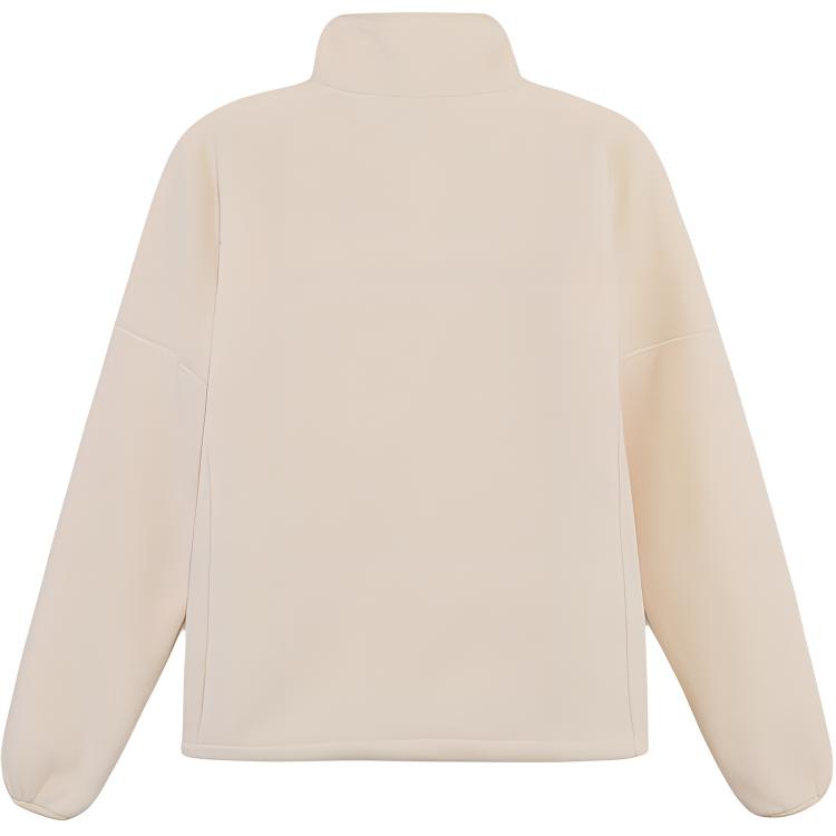 Timberland Logo Comfortable Warm Casual Fleece Jacket Women Outerwear Light-Brown A5ZF7-EFL