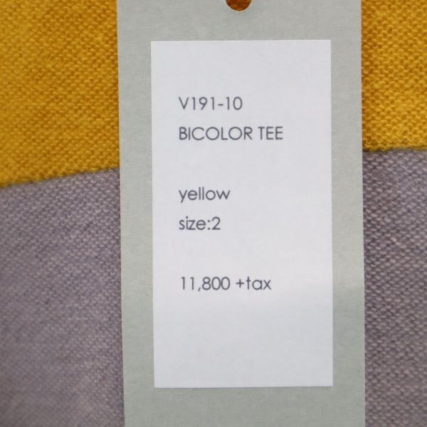 unused VAST222 19ss made in Japan By color Short sleeve T-shirt 2 Men's Used