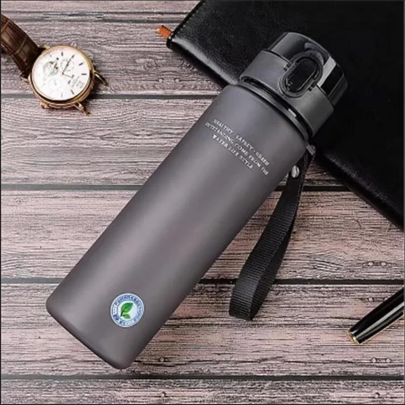 1PC Portable BPA-Free Leak-Proof Sports Water Bottle – Frosted Fitness & Casual Drink Cup for Adults and Children