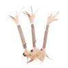 Cat Teething Stick with Raffia Grass & Gall Fruit, Tooth-Cleaning Hemp Rope, Bite-Resistant Cat Toy, Pet Supplies