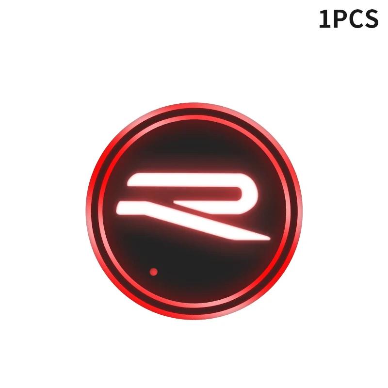 

VW GTI GOLF 2026 Hot For VW VOLKSWAGEN 1/2pcs Car Luminous Coaster Non-Slip Mat For Volkswagen VW Touran Beetle Golf Passat Jett