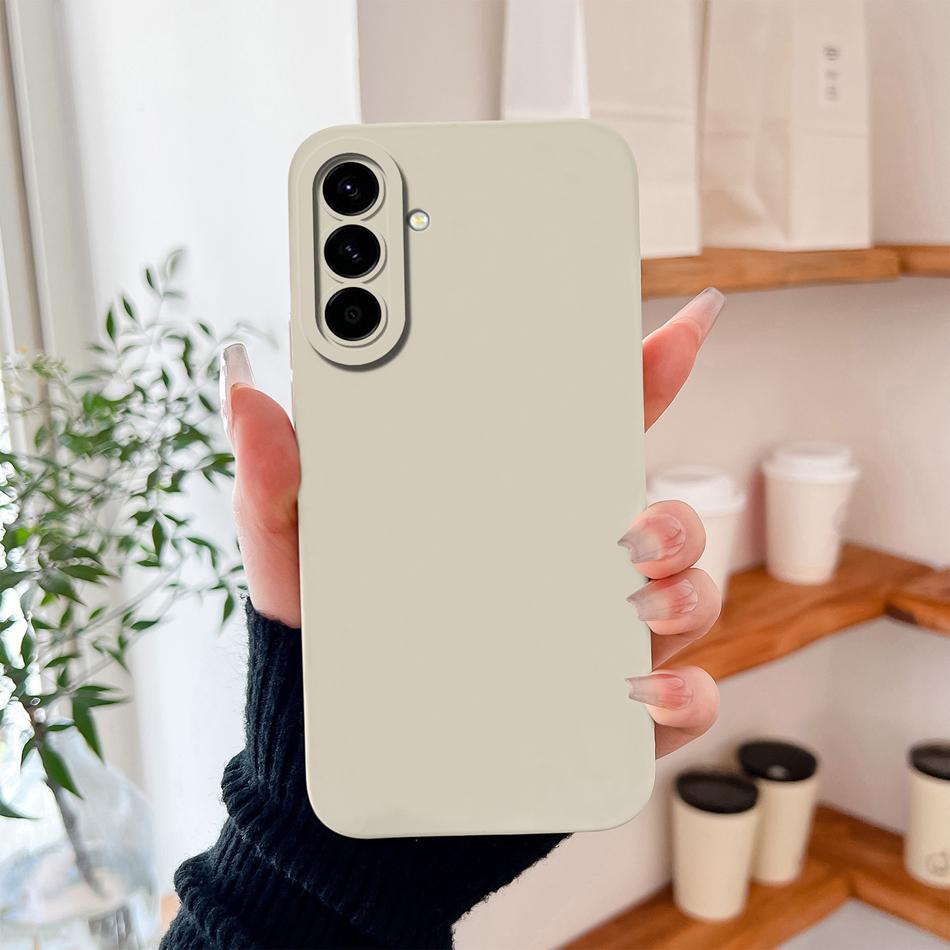 For Samsung Galaxy A07 A17 M17 F17 A37 A57 Phone Case Candy Color Soft Smooth Liquid Silicone Camera Protection Phone Back Cover
