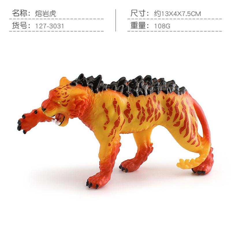 Stunning Plastic Fantasy Creature Models Including Ice Monster Tree Demon Gorilla Crystal Tiger And Lava Tiger