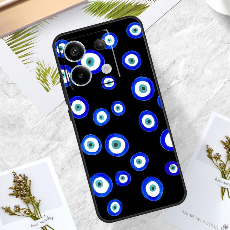 Evil Eyes Case For Xiaomi Redmi Note 14 13 12 11 10 9 15 Pro Plus Redmi 13C 14C 15C 10C 12C 15 Cover