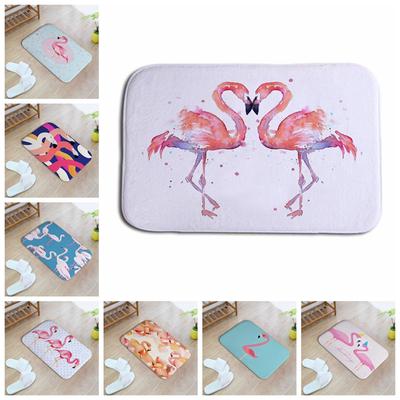 Flamingo Printed Door Mat Floor Carpet for Hallway Bathroom Entrance Door Mats