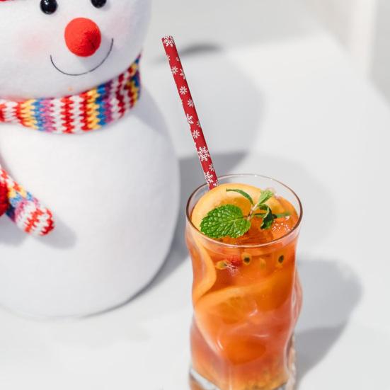 25 ks slámek na pití na párty, potravinářské, bez BPA, opakovaně použitelné, široce používané brčka do sklenice, stolní dekorace