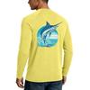 Men's UPF50+ Sun Protection Long Sleeve Shirt Stretch Outdoor Fishing Sports Top Lightweight Breathable Quick Dry Fabric
