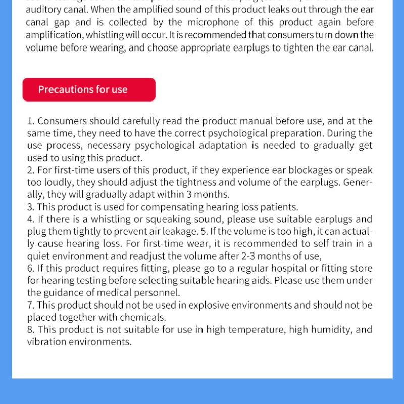 Multi Functional Portable Hearing Aid Auxiliary Headphones Digital Multi-channel Hearing Aid Headphones