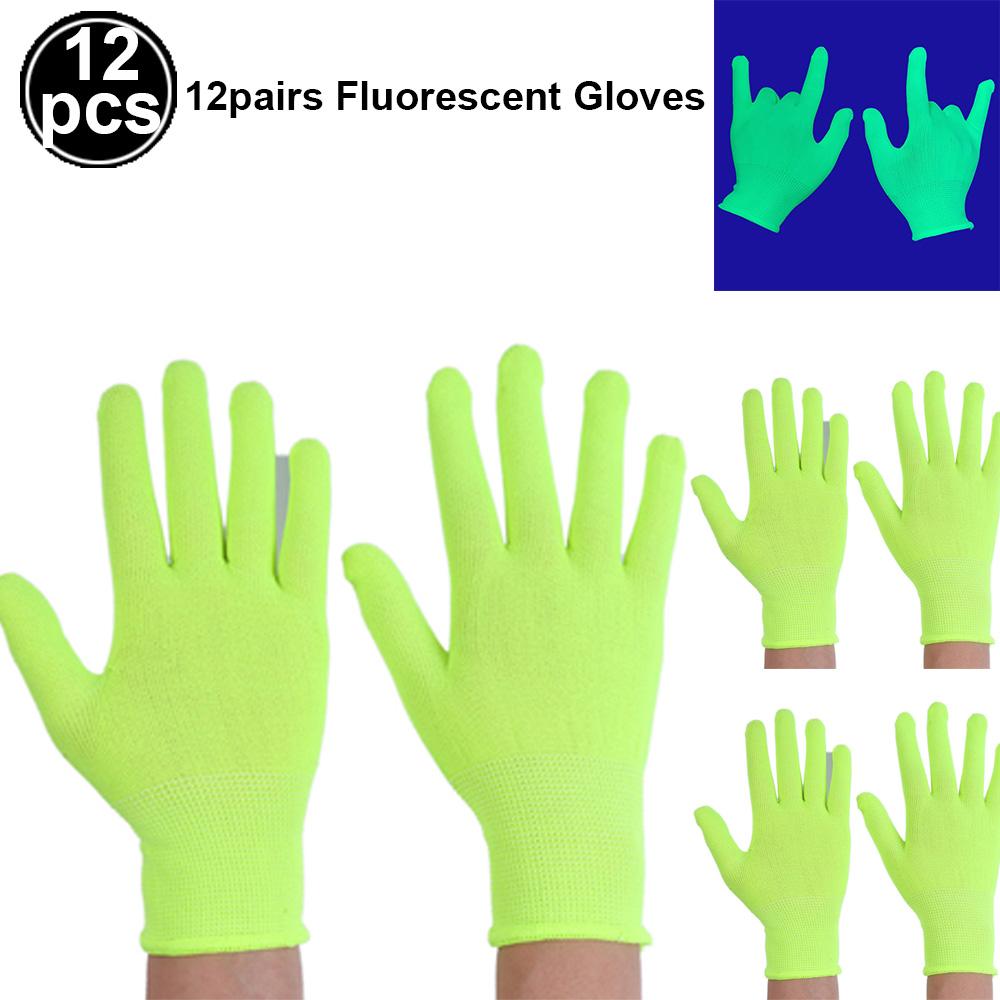 6 12 24 30 ks Neonové párty potřeby Neonové formální klobouky Svítí ve UV světle Párty fluorescenční klobouk UV světlo Párty dekorace Dospělí 5