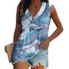 Summer New Gradient 3D Print Tank Top Women Fashion Casual V-Neck Sleeveless Camisoles Off Shoulder V… More