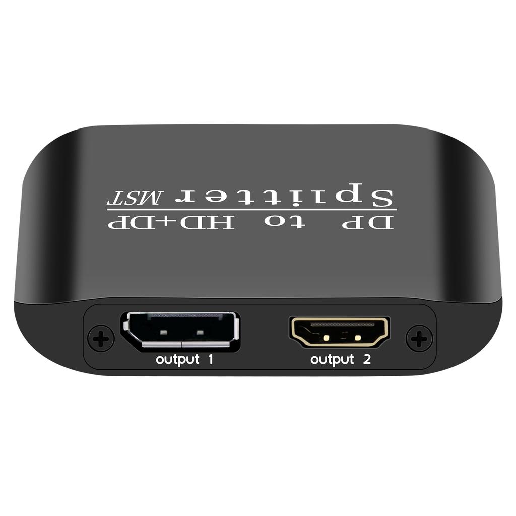 NK-W60 DP To HD+DP 4K 60Hz Splitter MST/SST Adapter for Dual Display/Mirror Display