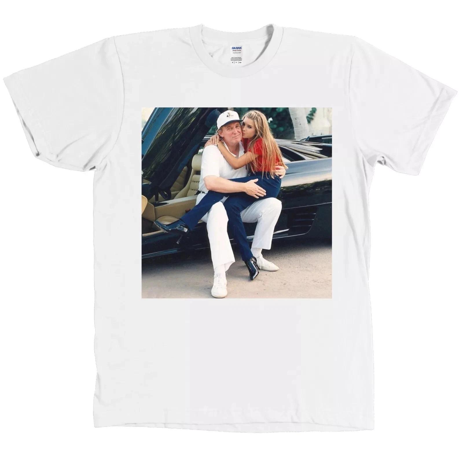 

Donald and Ivanka Trump in Car Shirt Tee - NEW S