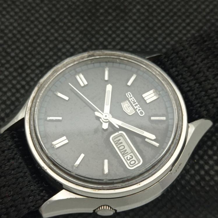 USED VINTAGE SEIKO 5 AUTO 6309A JAPAN MENS ORIGINAL DIAL WATCH 608i-a316916-9 SKU608i-a316916