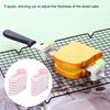 2Pcs MultiFunctional   Cake Brd Cutter Slicing   Tool Home Kitchen Accessory(Green 52036A )