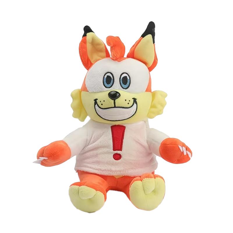 Peluche Gatto Bubsy Anime Carino Divertente Cartone Animato Gatto Arancione Gioco Figura Anime Animale Periferico Film Volpe Cuscino Regali per Bambini