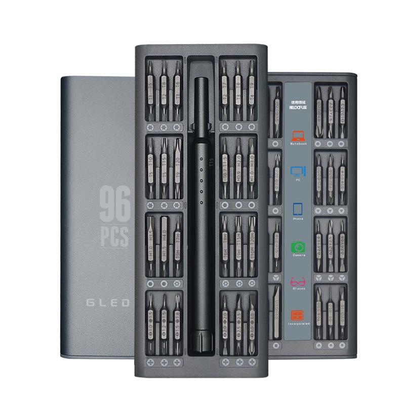 

Набор мини-отверток 96 в 1 Маленький набор отверток, набор для ремонта очков, набор прецизионных отверток для ремонта часов, ПК, iPhone