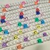 Pop Personality Simple Smiling Face Pearl Necklace Fashion Girl Smiling Face Necklace