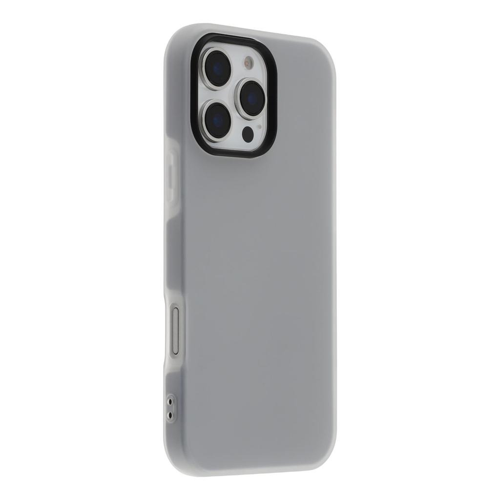 For iPhone 16 Pro Max Case 2 in 1 PC+TPU Frosted Phone Case Large Camera Cutout