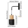 Rustic Wall Sconce Corridor Light without Source Modern American Country Lamp