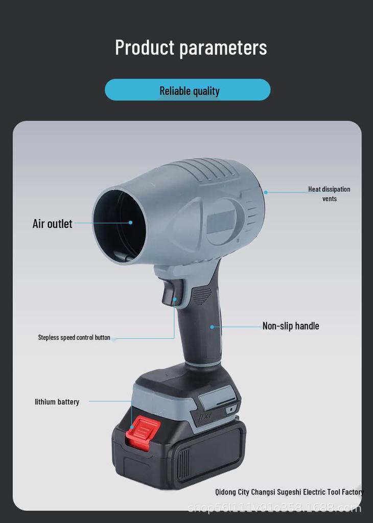 High-Power Brushless Turbo Blower: Efficient Ash, Dust, and Water Removal