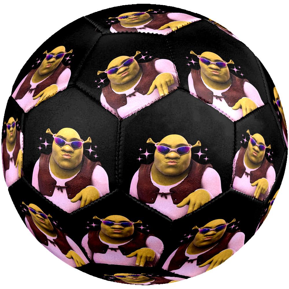 Shrek Theme Size 5 Soccer Ball, Suitable for Both Indoor and Outdoor Matches, a Gift Suitable for Everyone.