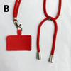 1 ks Šňůrka proti ztrátě s krytem na karty Šňůrka na zavěšení přes tělo Univerzální šňůra na telefon Příslušenství k telefonu Řemínek na mobilní telefon Náplast