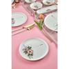 Lux Seramik Artless 18 Piece Breakfast Set For 8 Persons Pink