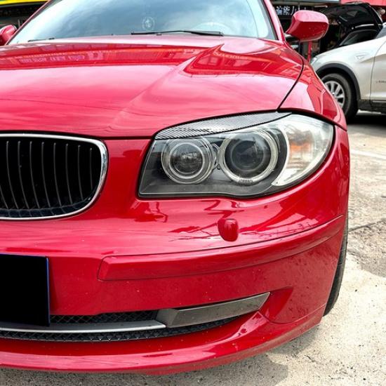 Front Bumper Headlight Eyebrows Lamp Trim For BMW E81 E82 E87 E88 2004-2011 2010