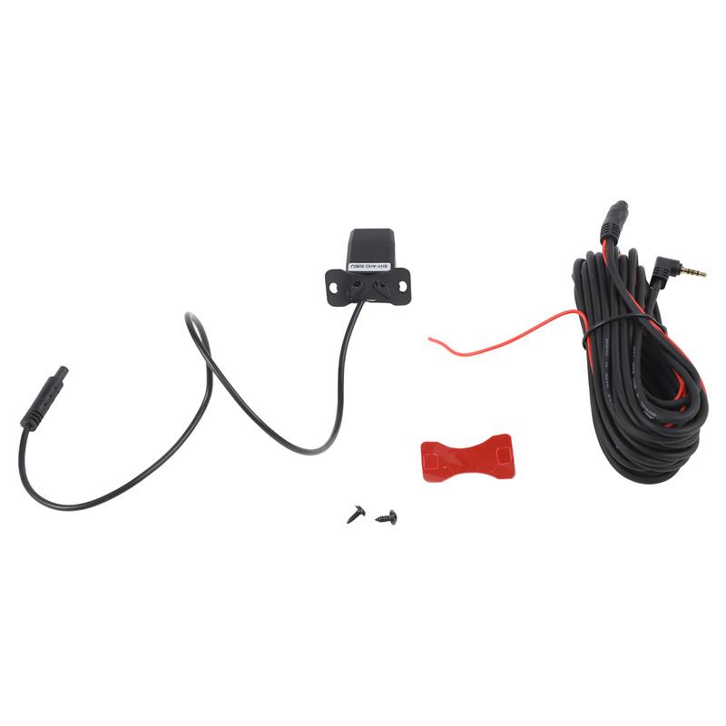 

Car For DVR 4 Pin 2.5MM Interface Rear View Camera 1080P AHD with Power Extension Cord for Most Vehicle Models Black Finish