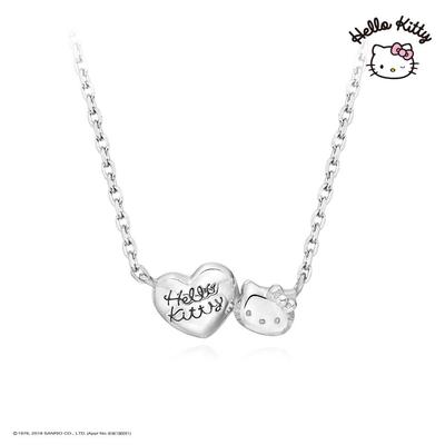 Sawnio Κολιέ Δίδυμο Hello Kitty Κοσμήματα (λευκό) Hlsn180
