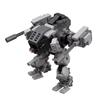 Non-Toxic Science Fiction Military Combat Robot Armed Bipedal Walking Mecha Rong Building Block Moc Building Toy Model