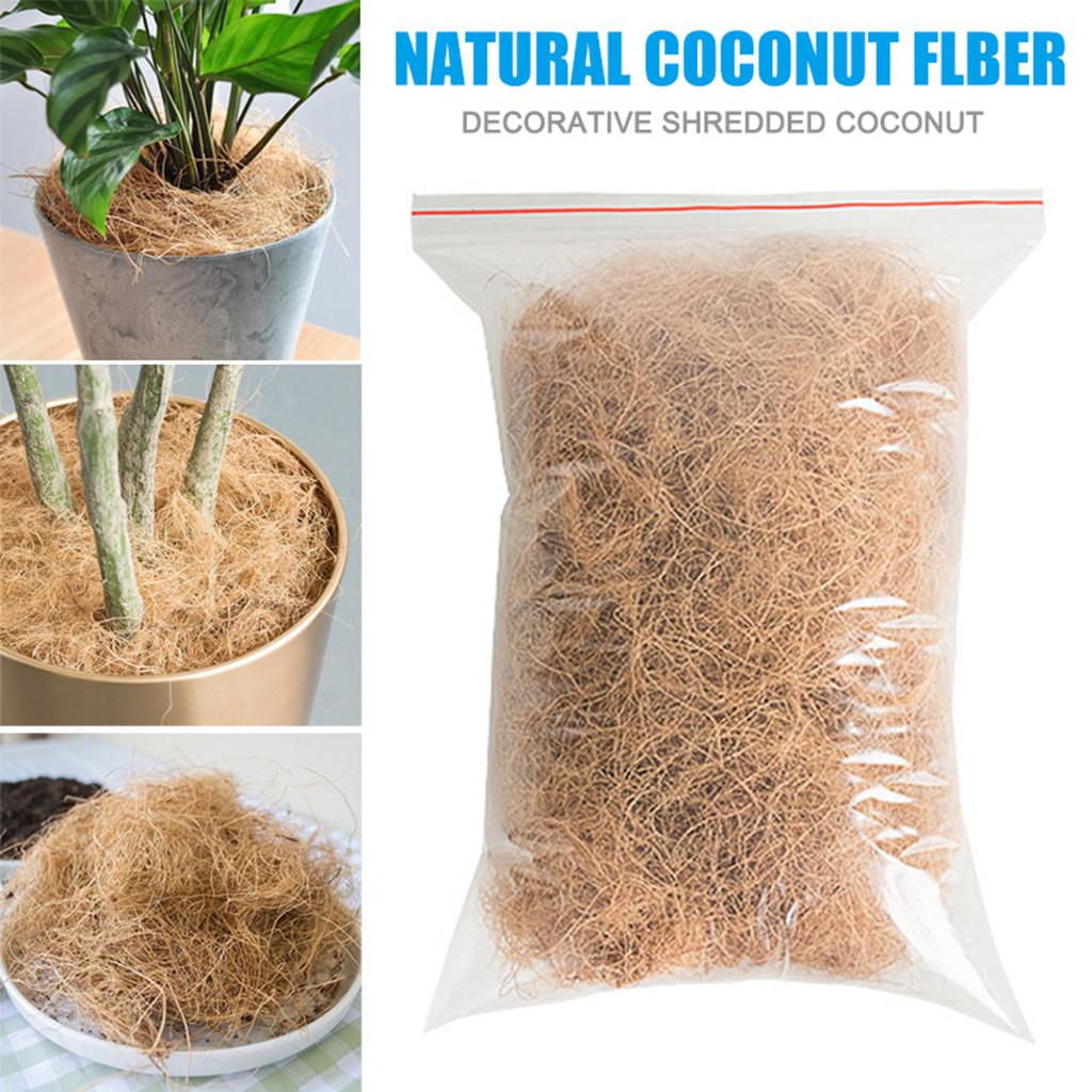 Dust-Free Planter Coconut Fiber Maintain Soil Surface Temperature Fiber for Garden Flower Pots Planters