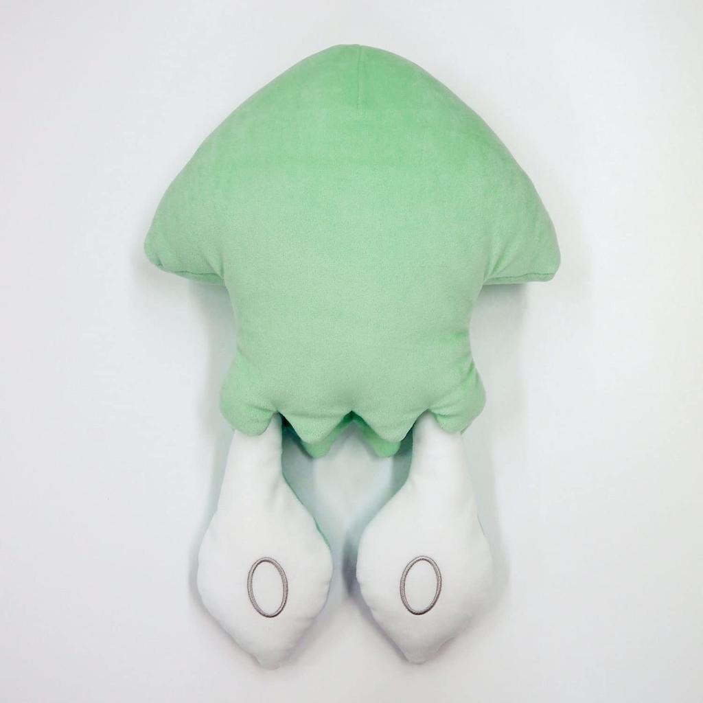 Sanei Boeki Splatoon 3 ALL STAR COLLECTION Squid (M) Light Blue Plush Toy, W26 X D11 X H40cm, SP37